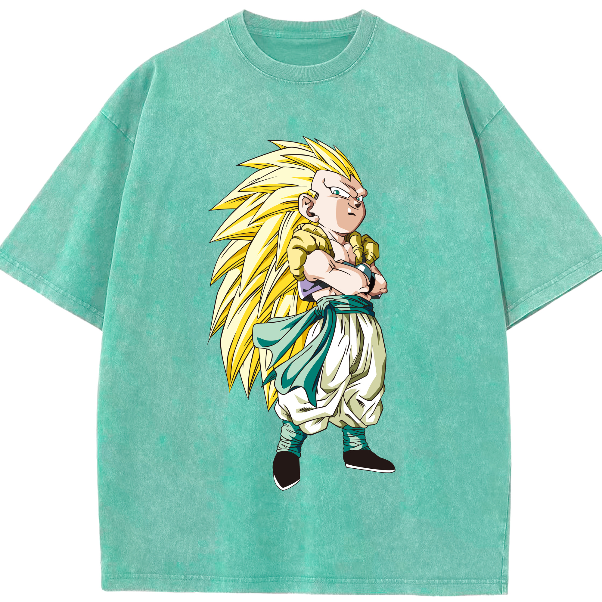（画像用） ドラゴンボール ベジット DRAGON BALL Vegetto 綿100% ヴィンテージ風 半袖Tシャツ（フロントプリント）